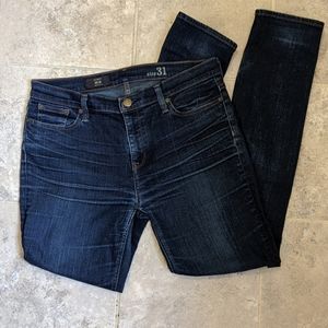 Dark wash J. Crew Reid jeans, size 31
